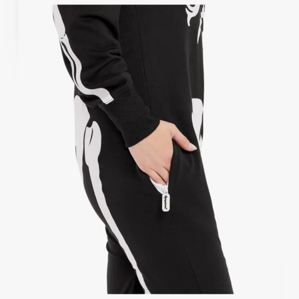NWT Skeleton Zip Up Onsie. Day Of The Dead - Picture 2 of 8